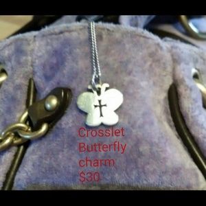 James Avery Crosslet Butterfly Charm