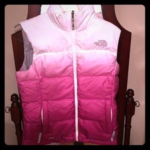 North face ombré vest