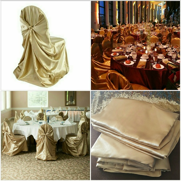Satin Universal Chair Covers
