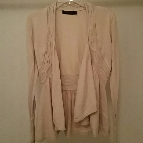 The Limited cream cardigan size L gently used