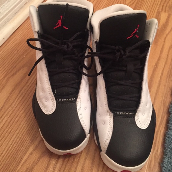 Retro 13's red and black and white