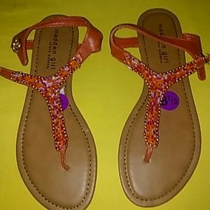 Steve Madden girl beaded sandals