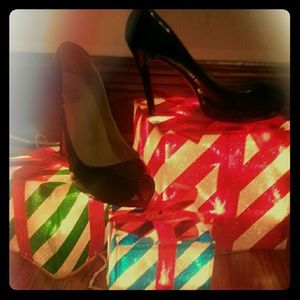 Christian Louboutin peep toe heals