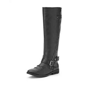 Black riding boot