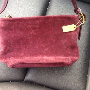 Coach Suede handbag