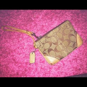 Authentic Coach Wristlet