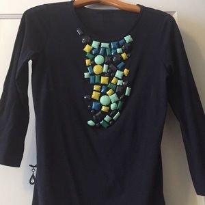 Beaded top ! So cute for the holidays