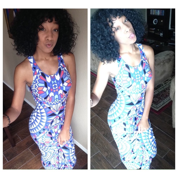Multicolor Maxi Dress