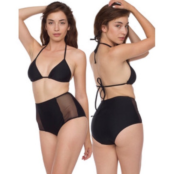 American Apparel Other - Micro mesh nylon tricot high waist bottom brief