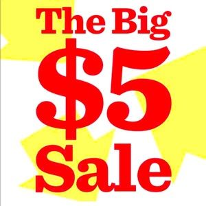 $5 sale going on now!