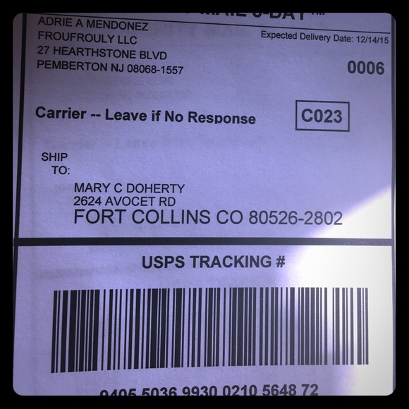 tracking info for @thiah