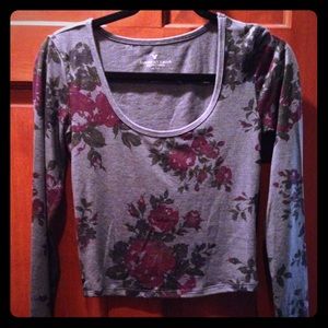 American Eagle Patterned Crop Top