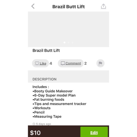 Ⓜ️ercari Brazil butt lift