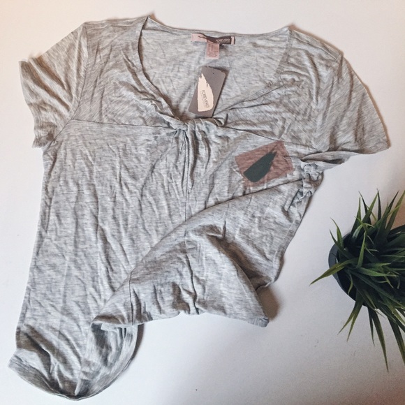 Knotted silk blend top - Picture 2 of 2