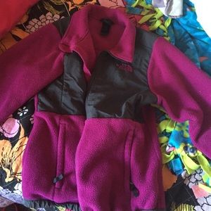 Pink Northface Jacket Used XL Youth