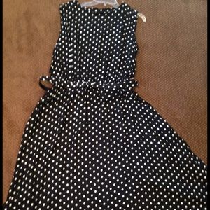 Black and white dress