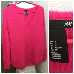 Hot pink sweater