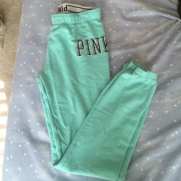 mint green sweatpants