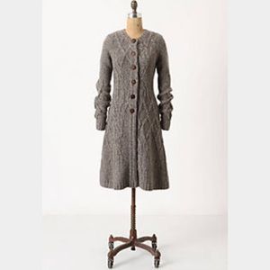 Anthropologie Far Away From Close Sweater Coat