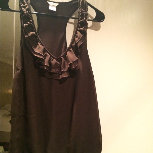 Racer back banded tank