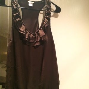 Racer back banded tank