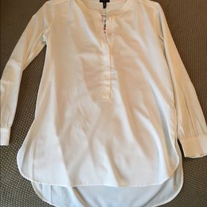 Jessica Simpson white/cream silk blouse xs