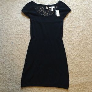 Mini dress lace back
