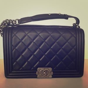 Authentic Chanel Boy Bag