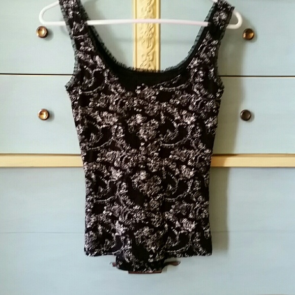 Black and white tank