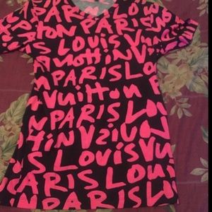 Louis Vuitton graffiti shirt