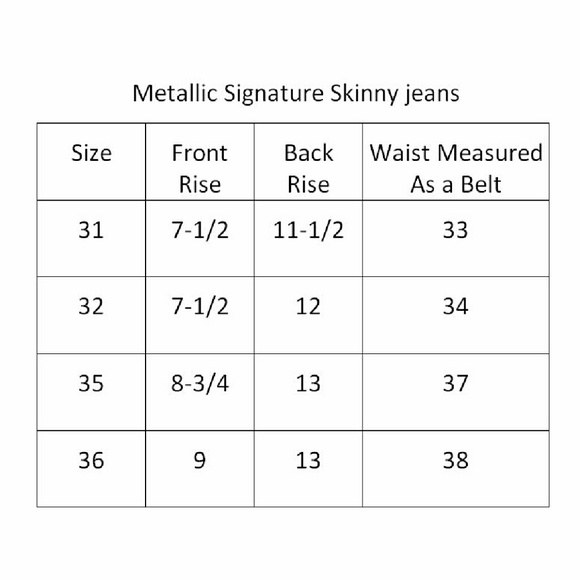 Metallic Signature skinny jeans in gunmetal. - Picture 4 of 4