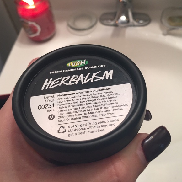 Lush face and body cleanser "herbalism"