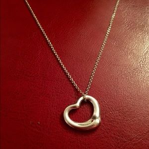 Tiffany & Co. Open Heart Necklace
