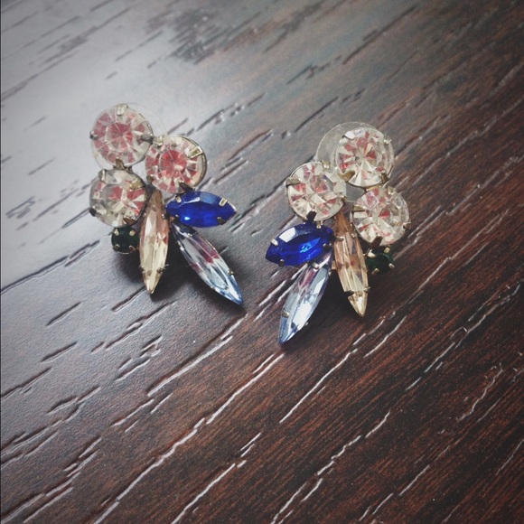 J Crew Jeweled Earrings