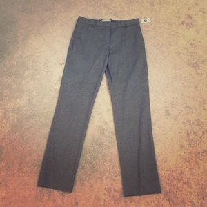 NWT gap true straight pants in grey
