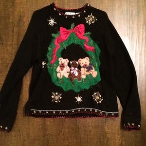 🌲 B. P. Design Teddy Bears Sweater 🌲
