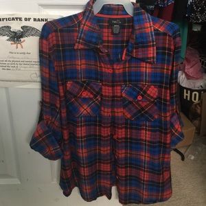 Plaid button up