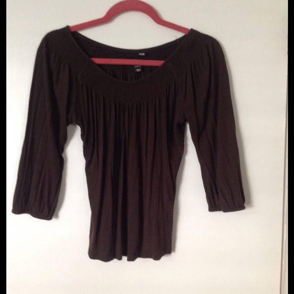 SOLD > Chocolate colored shirt - Picture 1 of 3