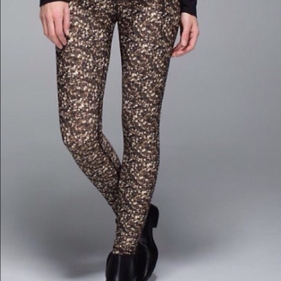 Lululemon athletica high rise "shine" tights