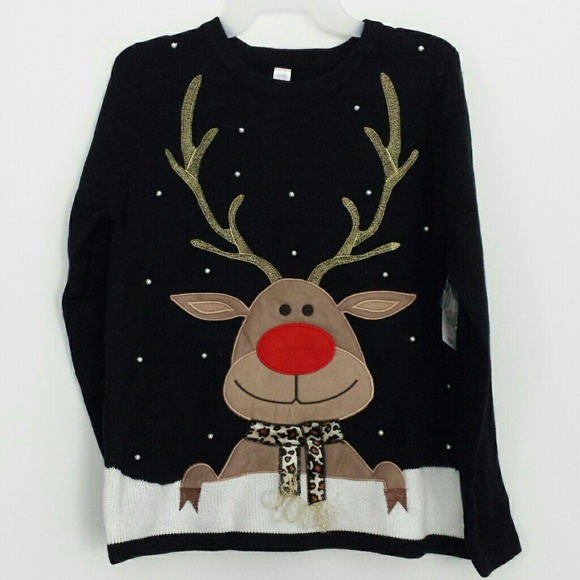 Holiday Reindeer Christmas Sweater