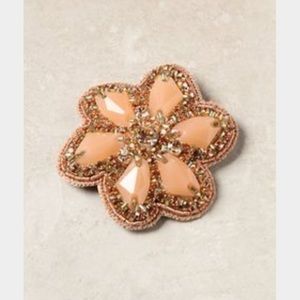 WEEKEND SALE! Anthropologie Jeweled Flower Clip