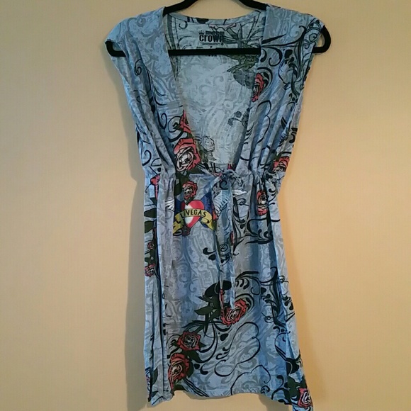 Tattoo style swimsuit cover