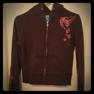 Brown Roxy sweater/hoody