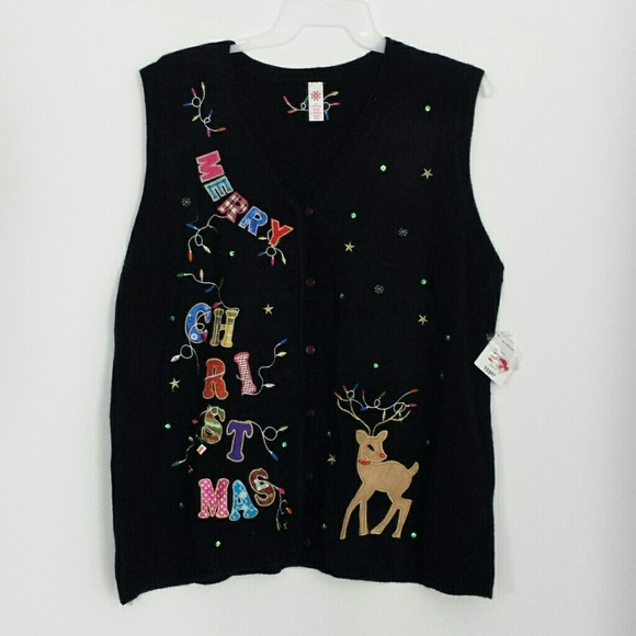Christmas Sweater vest size 2x