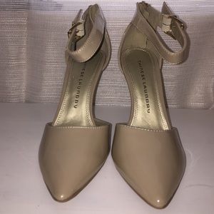 Chinese Laundry Patent Leather heels in Nude