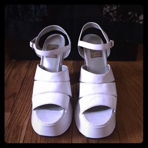 White Platform Heels