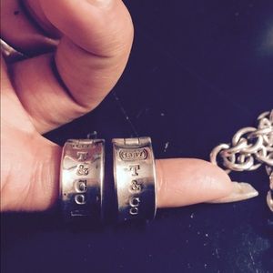 Authentic Tiffany hoop earrings