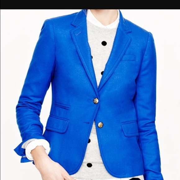 j crew blue blazer