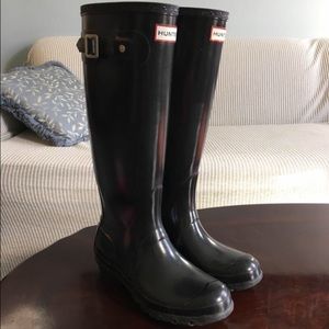 Black Size 6 Hunter Boots