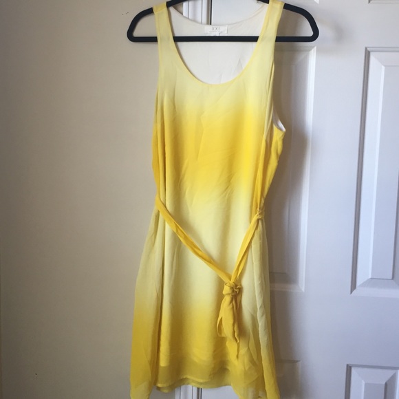 Yellow Gradient Shift Dress